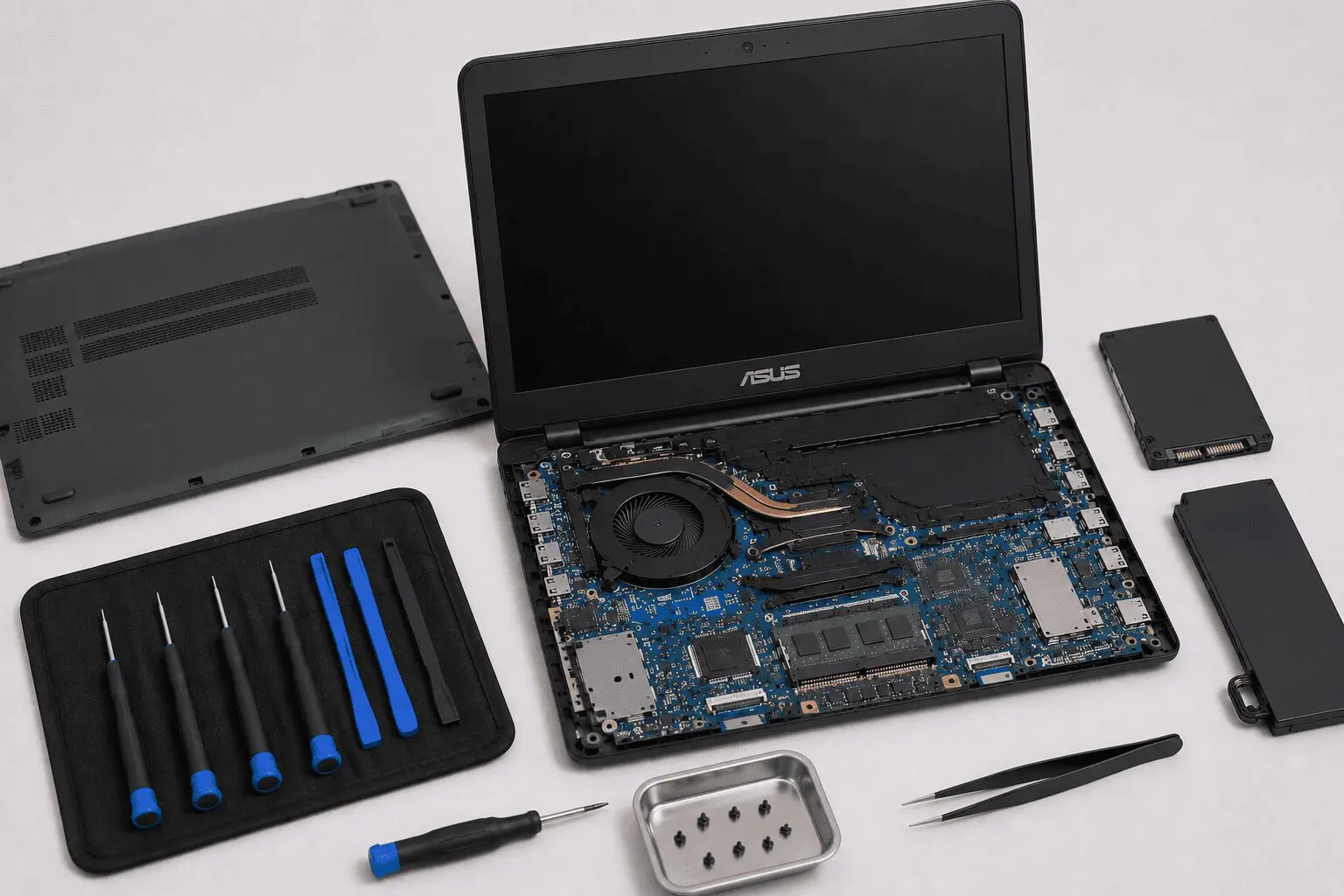 תיקון לפטופ אסוס במעבדה — Laptop Lab חדרה