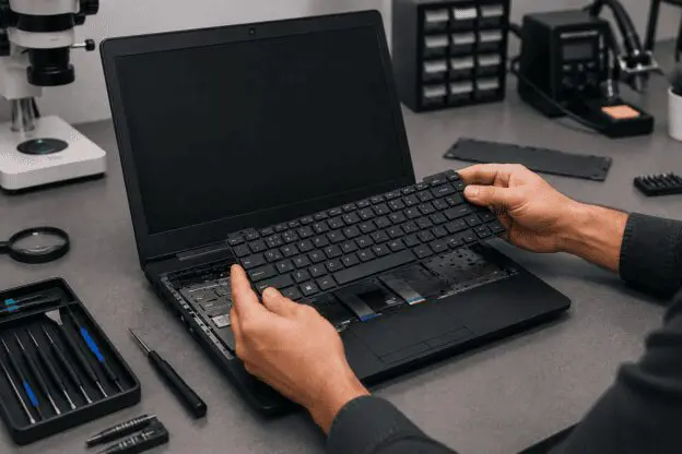 החלפת מקלדת מחשב נייד במעבדת Laptop Lab חדרה