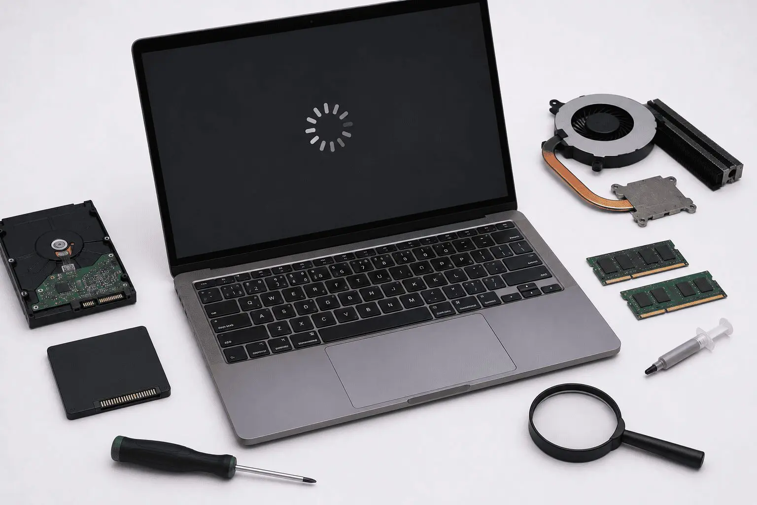 Диагностика ноутбука который зависает — Laptop Lab Хадера