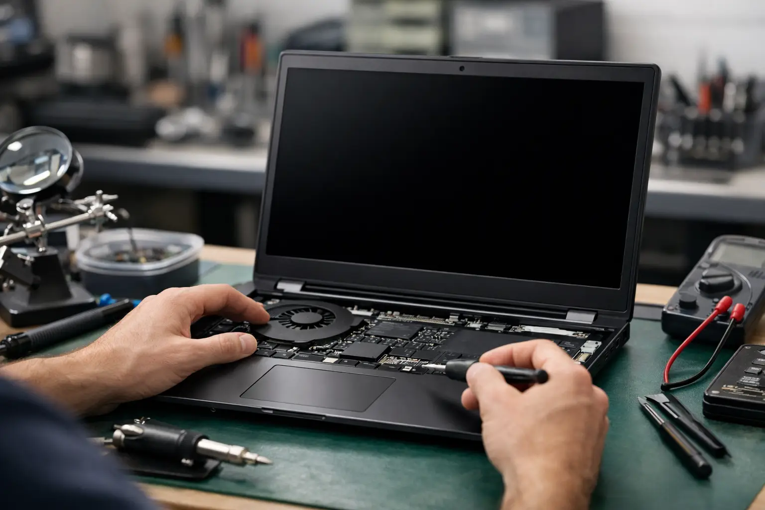 Чёрный экран ASUS — EC Reset и официальная диагностика, Laptop Lab Хадера