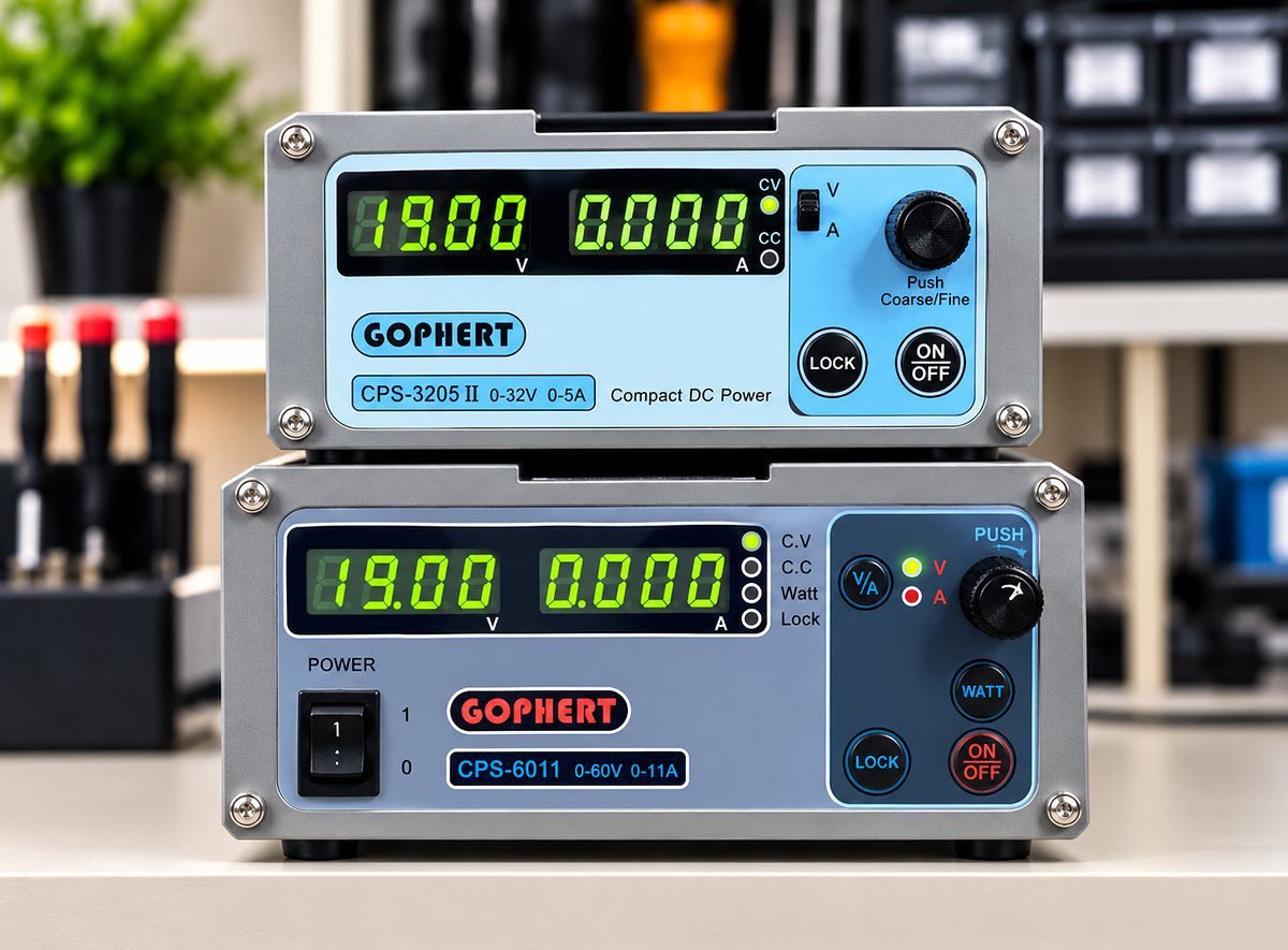 Лабораторные блоки питания Gophert CPS-3205II и CPS-6011 для диагностики плат — Laptop Lab