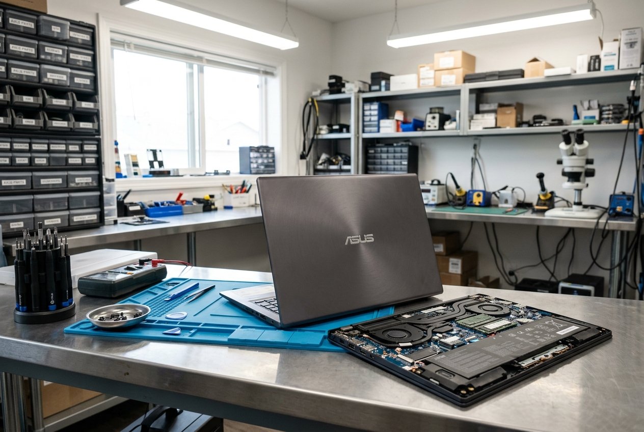תיקון לפטופ אסוס — מעבדת Laptop Lab בחדרה