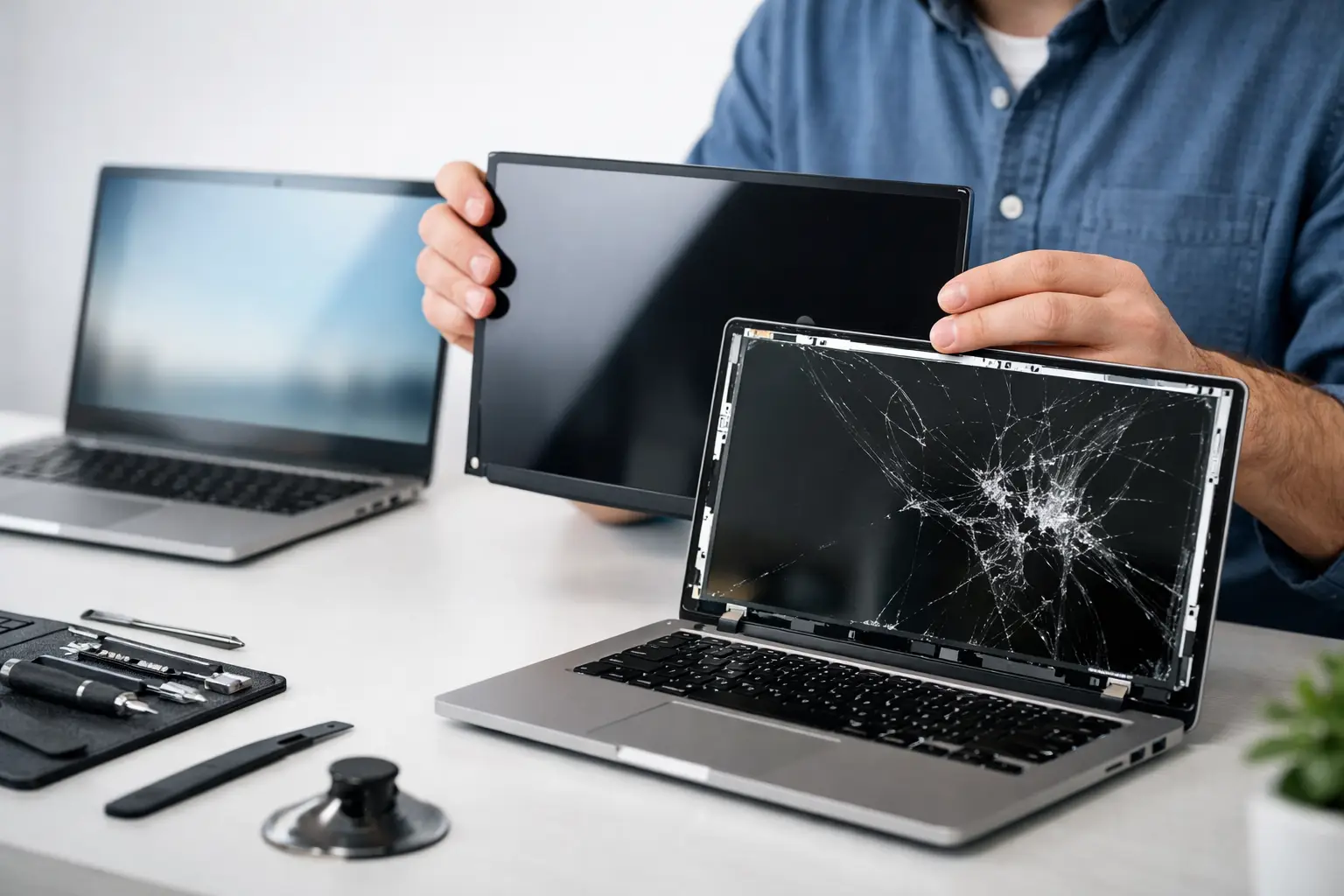 החלפת מסך למחשב נייד - מתי לתקן וכמה זה עולה