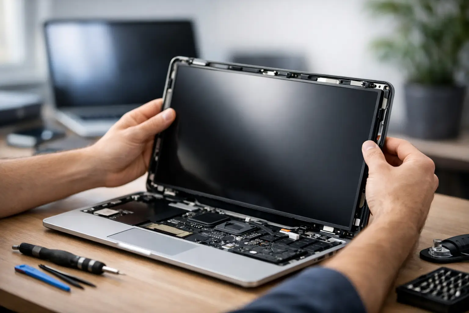 כמה עולה החלפת מסך למחשב נייד?