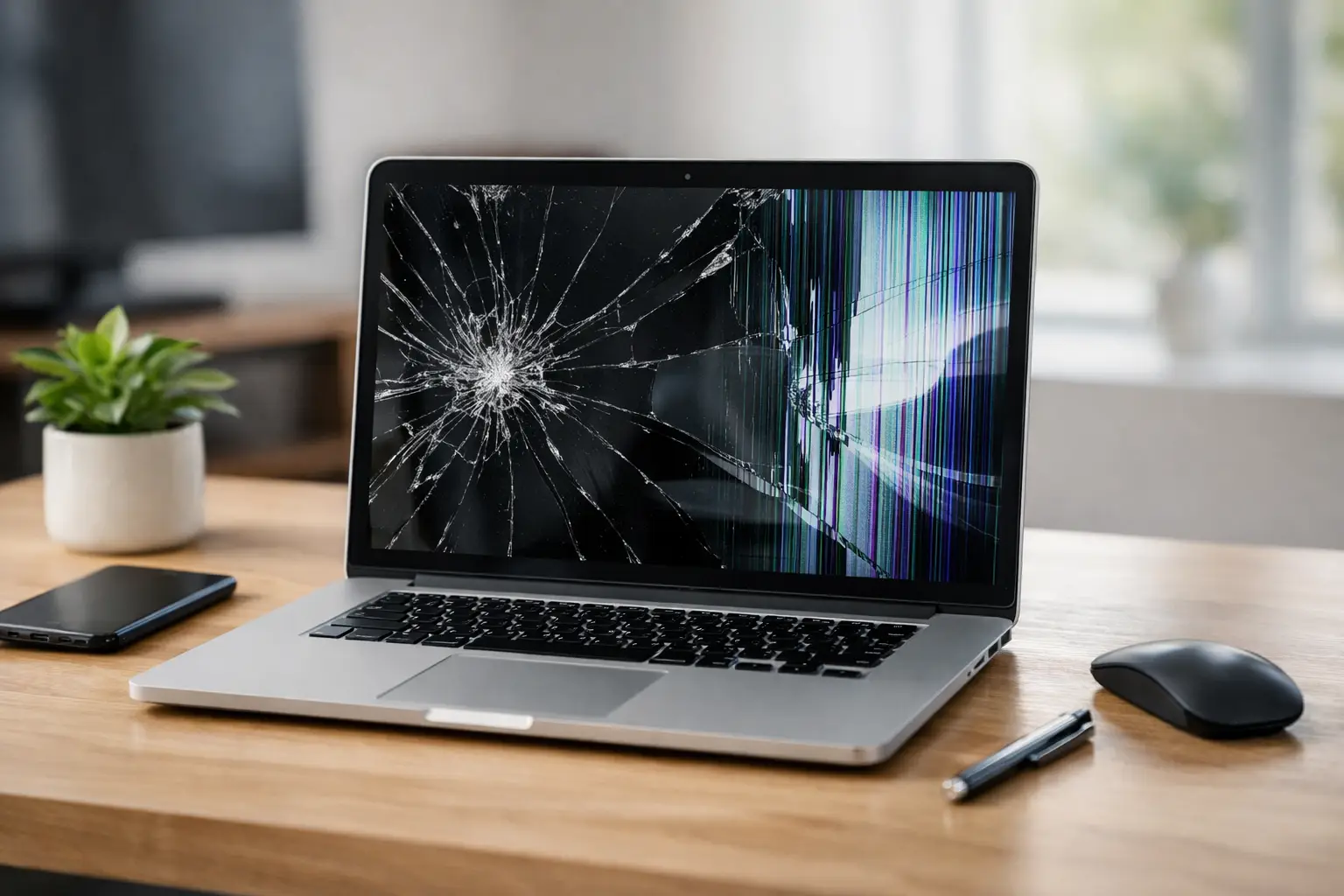 מסך מחשב נייד שבור - מה עושים עכשיו?