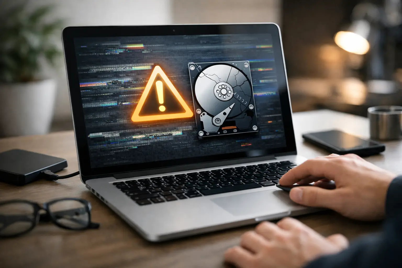 סימנים ללפטופ לפני קריסת דיסק - מה לבדוק