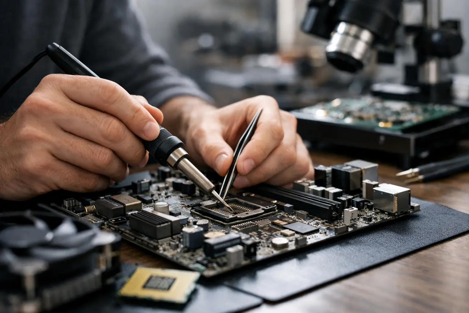 תיקון לוח אם - מתי מתקנים ומתי מחליפים