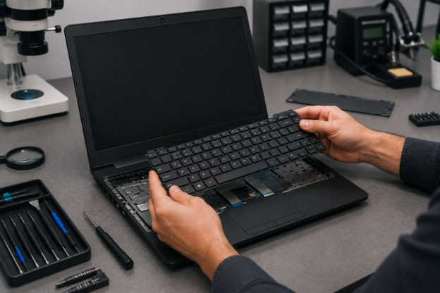 החלפת מקלדת מחשב נייד במעבדת Laptop Lab חדרה