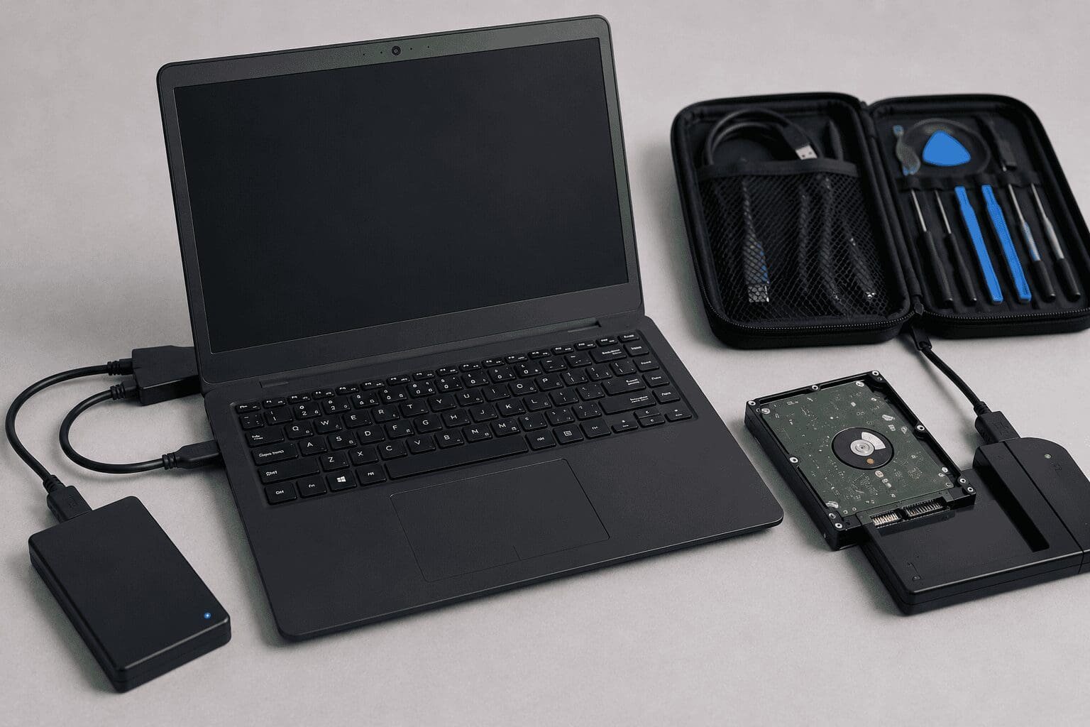 восстановление данных с ноутбука — диагностика HDD и SSD в мастерской Хадера