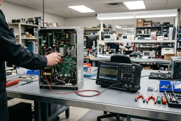 תיקון אלקטרוניקה תעשייתית — מעבדת Laptop Lab בחדרה
