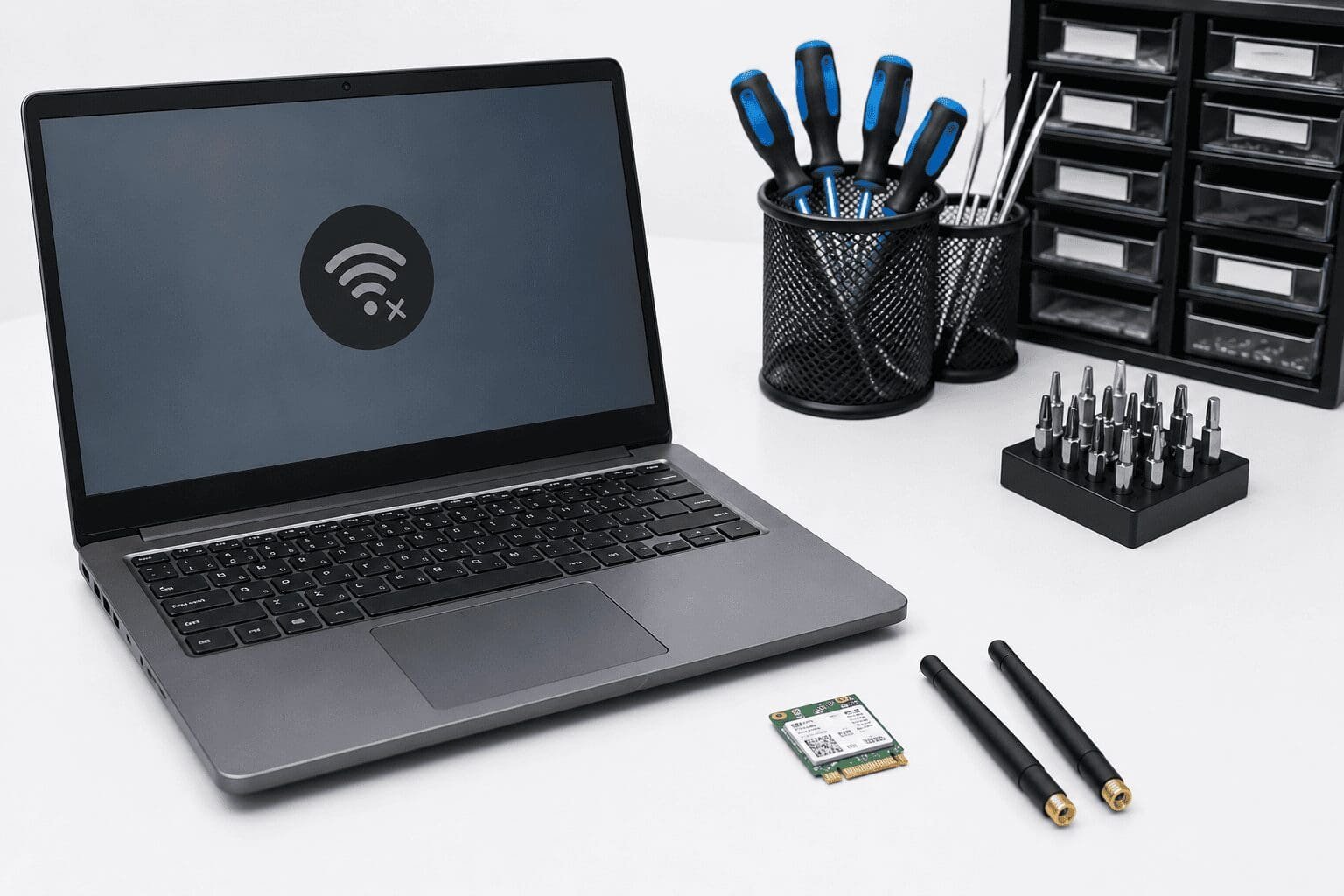 ноутбук не видит Wi-Fi — диагностика адаптера в Laptop Lab